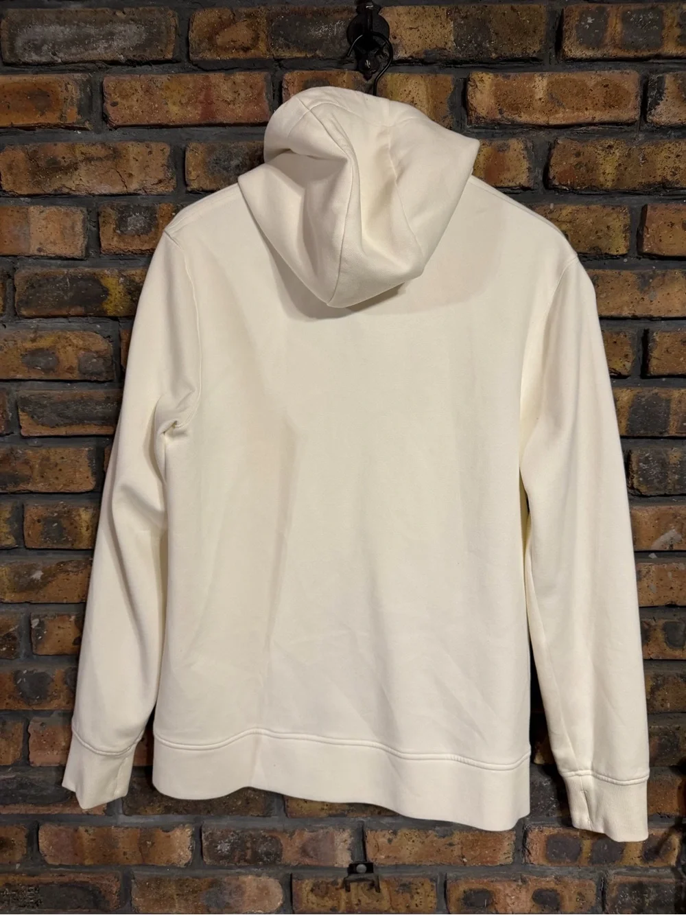 Relwen Zip Up Hoodie Sweatshirt Huckberry White Cream Mens Large Pullover Active
